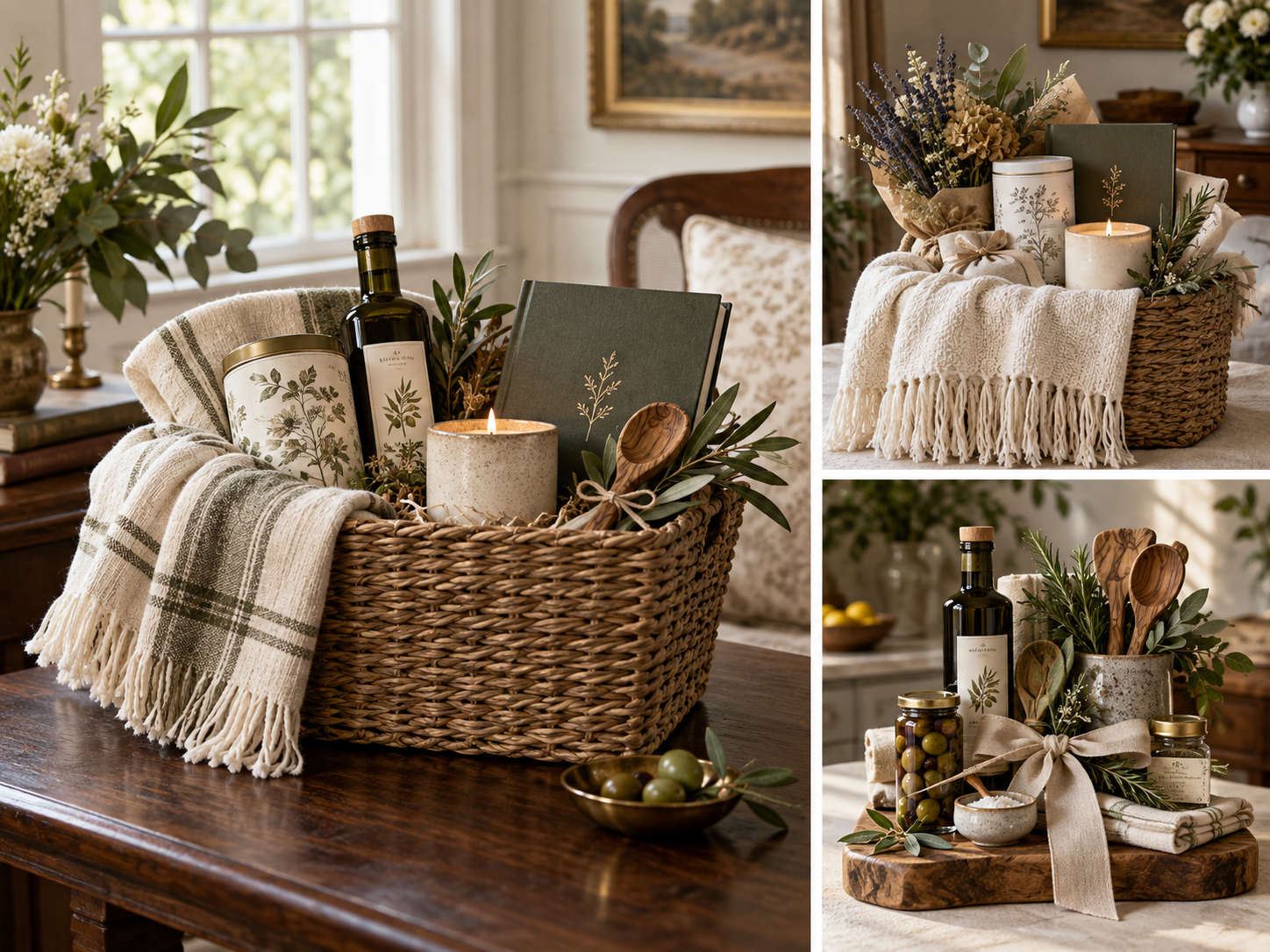 Curated Willow and Wren Studio housewarming gift basket